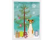 Merry Christmas Tree Whippet Flag Canvas House Size BB4224CHF