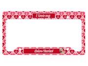 Cairn Terrier Valentine s Love and Hearts License Plate Frame