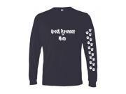 Great Pyrenees Mom Tshirt Ladies Cut Blue Long Sleeve Adult 2XL