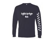 English Springer Spaniel Mom Tshirt Ladies Cut Blue Long Sleeve Adult 3XL