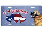 Woof if you love America Leonberger License Plate LH9511LP
