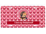 Dachshund Valentine s Love and Hearts License Plate
