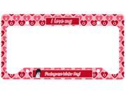 Portuguese Water Dog License Plate Frame