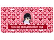Portuguese Water Dog License Plate