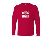 Irish Setter Love and Hearts Long Sleeve Red Unisex Adult XL