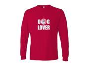 Siberian Husky Long Sleeve Red Unisex Adult XL