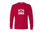 Tibetan Spaniel Love Long Sleeve Red Unisex Tshirt Adult 2XL