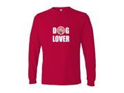 Cairn Terrier Love and Hearts Long Sleeve Red Unisex Adult XL