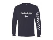 Cavalier Spaniel Mom Tshirt Ladies Cut Blue Long Sleeve Adult 2XL