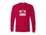 Rottweiler Long Sleeve Red Unisex Tshirt Adult 2XL