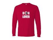 Flat Coated Retriever Love Long Sleeve Red Unisex Tshirt Adult 2XL