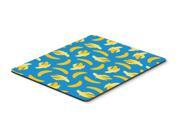 Bananas on Blue Mouse Pad Hot Pad or Trivet BB5149MP