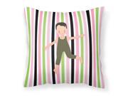 Boy Dancer Bikatard Fabric Decorative Pillow BB5182PW1818