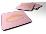 Set of 4 Ballerina Tiara Foam Coasters Set of 4 BB5155FC