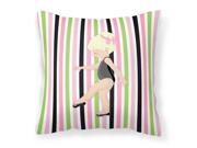 Ballerina Blonde Point Fabric Decorative Pillow BB5160PW1414