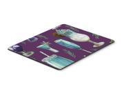 Drinks and Cocktails Purple Mouse Pad Hot Pad or Trivet BB5204MP