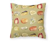 Cheeses Fabric Decorative Pillow BB5199PW1414