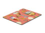 Drinks and Cocktails Salmon Mouse Pad Hot Pad or Trivet BB5201MP