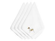Jack Russell Terrier Embroidered Napkins Set of 4 BB3407NPKE