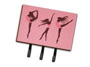 Dancers Linen Pink Polkadots Leash or Key Holder BB5378TH68