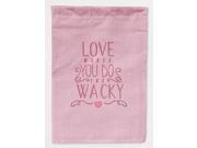Love Makes You Do The Wacky Flag Garden Size BB5460GF