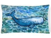 Sperm Whale Cachalot Canvas Fabric Decorative Pillow BB5354PW1216