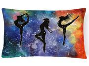 Dancers Canvas Fabric Decorative Pillow BB5372PW1216