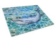 Humpback Whale Glass Cutting Board Large BB5340LCB