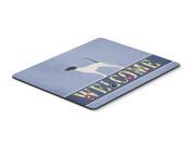 English Pointer Welcome Mouse Pad Hot Pad or Trivet BB5499MP