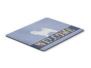 Maltese Welcome Mouse Pad Hot Pad or Trivet BB5540MP