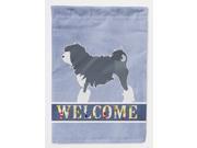 Lowchen Welcome Flag Canvas House Size BB5539CHF