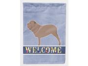 Neapolitan Mastiff Welcome Flag Garden Size BB5569GF