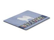 Samoyed Welcome Mouse Pad Hot Pad or Trivet BB5563MP