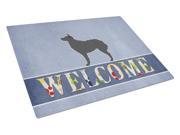 Croatian Sheepdog Welcome Glass Cutting Board Large BB5525LCB