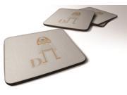 Set of 4 Alphabet D for Dog Foam Coasters Set of 4 BB5729FC