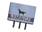 Black Labrador Retriever Welcome Leash or Key Holder BB5512TH68