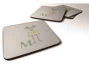 Set of 4 Alphabet M for Mouse Foam Coasters Set of 4 BB5738FC
