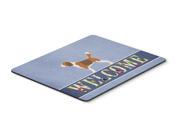 Beagle Welcome Mouse Pad Hot Pad or Trivet BB5514MP