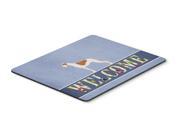 Greyhound Welcome Mouse Pad Hot Pad or Trivet BB5509MP