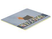 Yorkshire Terrier Yorkie Welcome Kitchen or Bath Mat 20x30 BB5538CMT