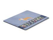 Staffordshire Bull Terrier Welcome Mouse Pad Hot Pad or Trivet BB5558MP