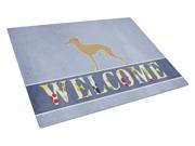 Italian Greyhound Welcome Glass Cutting Board Large BB5518LCB