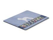 Bedlington Terrier Welcome Mouse Pad Hot Pad or Trivet BB5498MP