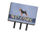 Airedale Terrier Welcome Leash or Key Holder BB5561TH68
