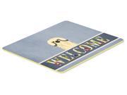 Pekingnese Cream Welcome Kitchen or Bath Mat 20x30 BB5687CMT