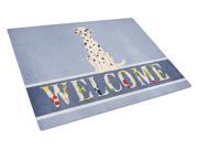 Dalmatian Welcome Glass Cutting Board Large BB5678LCB