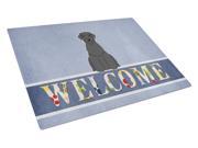 Giant Schnauzer Welcome Glass Cutting Board Large BB5647LCB