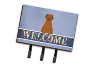 Briard Brown Welcome Leash or Key Holder BB5663TH68