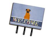 Border Terrier Welcome Leash or Key Holder BB5620TH68
