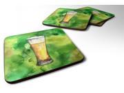 Set of 4 Irish Beer Tall Foam Coasters Set of 4 BB5759FC